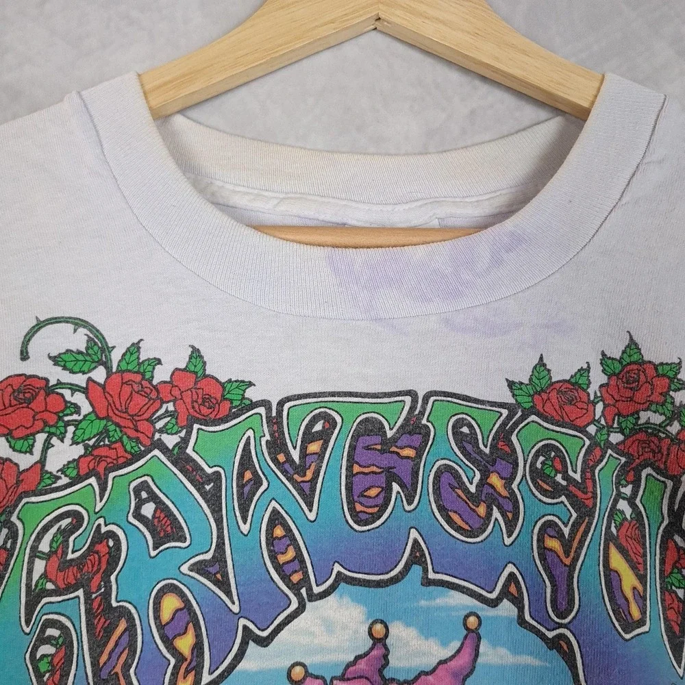 Vintage Grateful Dead Shirt Mens XL Tie Dye Seasons Of The Dead Liquid Blue - Picture 2 of 16